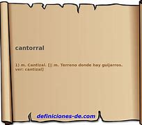 Image result for cantorral