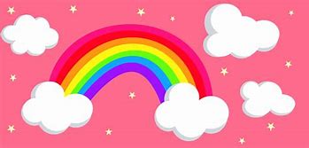 Image result for Rainbow and Sunset Clip Art