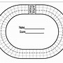 Image result for Number 8 Race Track Template