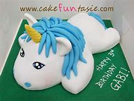 Image result for Blue Unicorn Bday Cake