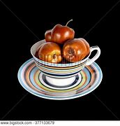 Image result for Apple in a Cup in a Saucer