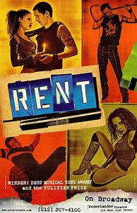 Image result for Rent Musical Poster
