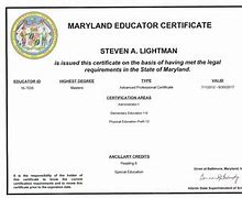 Image result for Maryland Teaching Certification