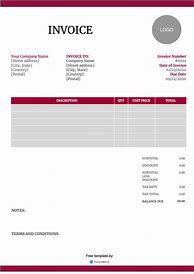 Image result for Editable Blank Invoice Template