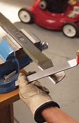 Image result for Lawn Mower Blade Sharpening Angle