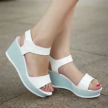 Image result for Open Toe Wedge Sandals