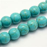 Image result for Dyed Howlite Turquoise Beads
