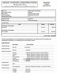 Image result for Road Construction Invoice Template