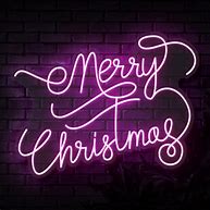 Image result for Neon Pink Christmas Sign