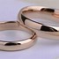Image result for Brown and Rose Gold Wedding Rings