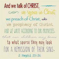 Image result for 2 Nephi 25:26