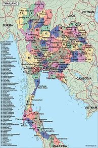 Image result for World Map Thailand and Hong Kong