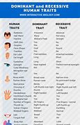 Image result for Recessive Human Trait