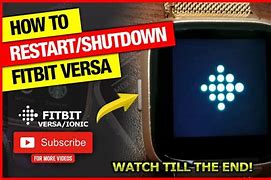 Image result for How to Restart Fitbit Versa