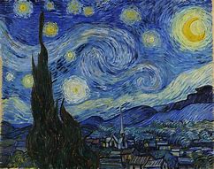 Image result for Van Gogh Starry Night and the Great Wave