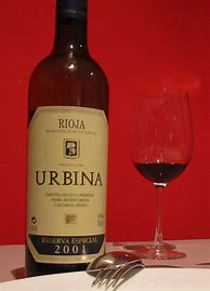 Image result for Urbina Rioja Reserva Especial
