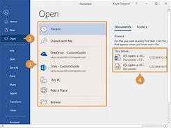 Image result for Microsoft Word Files Open