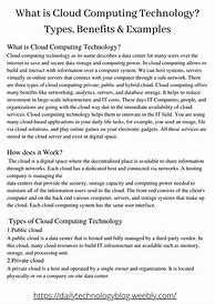 Image result for Information Technology Cloud Computing