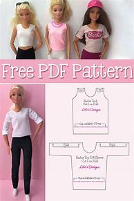 Image result for DIY Barbie Clothes Patterns