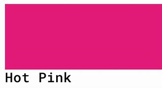 Image result for Hot Pink Color Swatch