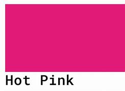 Image result for Hot Pink HTML