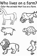 Image result for Simple Farm Animal Coloring Pages