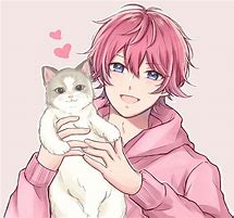 Image result for Anime Overalls Pink Hair Boy