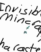 Image result for Minecraft Invisible