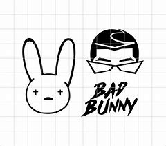Image result for Bad Bunny Silhouette SVG