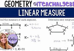 Image result for Linear Measure Algebra/Geometry