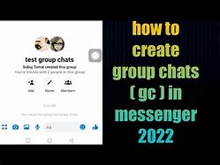 Image result for How to Make an GC in Messenger PC