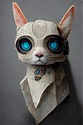 Image result for Robot Cat Blue Eyes