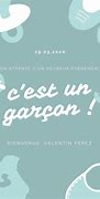 Image result for Faire Part De Naissance Beauf