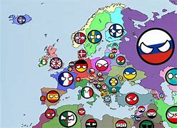 Image result for Europe Map Countryballs 2021