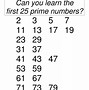 Image result for First 25 Prime Numbers
