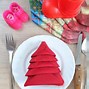 Image result for How to Make a Christmas Tree Napkin Fold