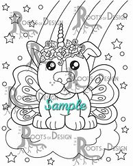 Image result for Unicorn and Dog Coloring Pages