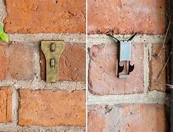 Image result for Hooks That Stick On Brick