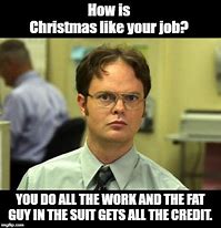 Image result for Dwight Schrute Christmas Meme
