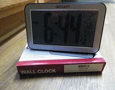 Image result for Black Digital Wall Clock