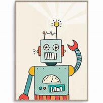 Image result for Robot Wall Art