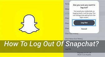 Image result for Log Out of Snapchat