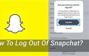 Image result for Snapchat Log Out