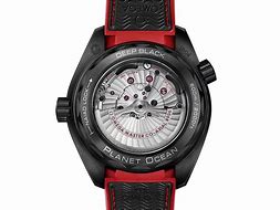 Image result for Omega Planet Ocean Black Red