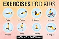 Image result for 1 to 10 Exercise for Kids