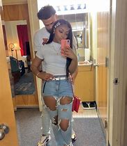 Image result for Boyfriend and Girlfriend Matching PJ's Pics Baddie And Dreadhead