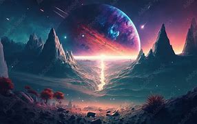 Image result for Galaxy Space Landscape