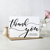 Image result for Wedding Thank You Cards Message