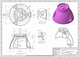 Image result for 3D Object Drawing AutoCAD