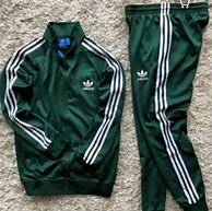 Image result for Green and White Adidas Tracksuit